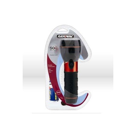 Rayovac Flashlight, 2D-B RB, 2D FLASHLI 2D-BRB